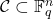 \mathcal{C} \subset \mathbb{F}_q^n