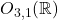 O_{3, 1}(\mathbb{R})