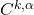 C^{k, \alpha}