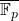 \overline{\mathbb{F}_p}