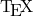 \text{\TeX}