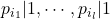 p_{i_1} | 1, \cdots, p_{i_l} | 1