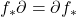 f_*\partial = \partial f_*