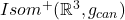 Isom^+(\mathbb{R}^3, g_{can})